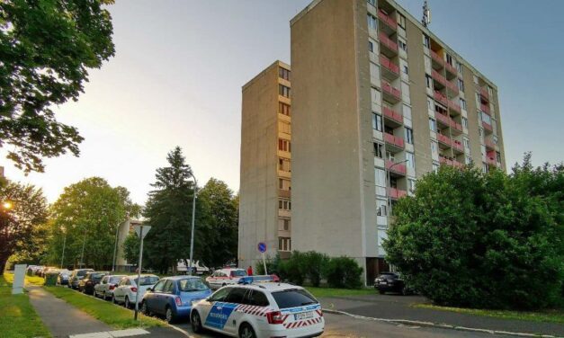 Egy holttest fekszik Budapesten, az egyik panelház bejáratánál: a rendőrség szerint egy lakó ugrott ki a 9. emeleti lakásból