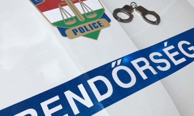 Fél órán belül elfogták a rendőrök a tolvajt