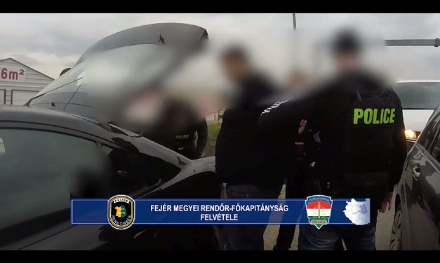 Őrizetbe vették a székesfehérvári fegyveres támadót – videó