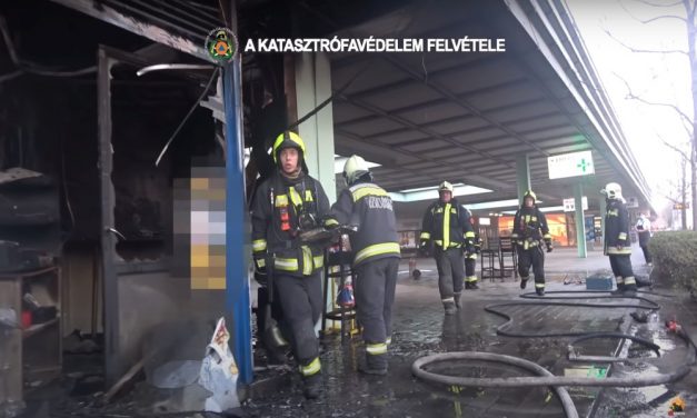 Így pusztított a tűz a csepeli gyorsbüfében: a robbanásban heten sérültek meg – videó