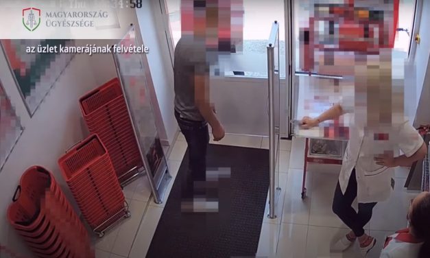 Lopott, de bennragadt az üzletben a dorogi sorozattolvaj – videó