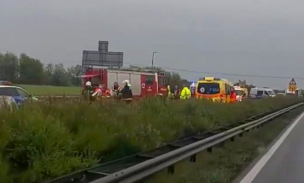 Szörnyű ütközés az M5-ös autópályán – egy pár hónapos kisbabát is kórházba kellett szállítani