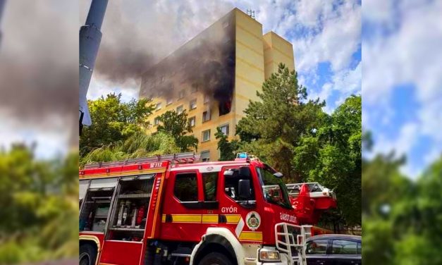 „Ivott, cigarettázott, majd elaludt” – saját hálószobájában égett halálra egy volt mentőápoló Győrben, a tűzeset miatt több család lakása is tönkre ment