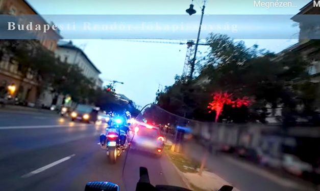 Motoros rendőrök csaptak le az esztelen száguldozókra Budapesten, drónnal figyelték az autósokat Kaposváron