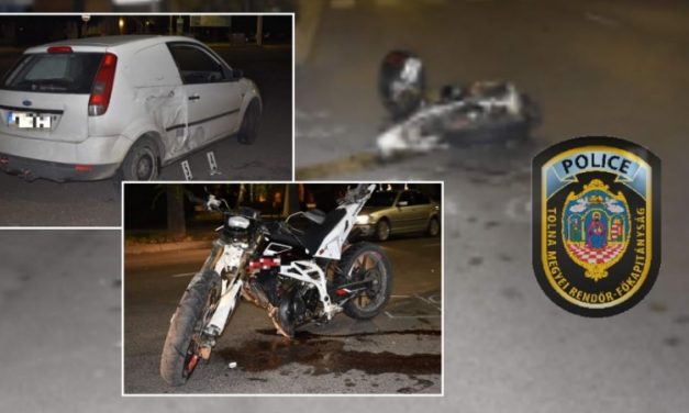 Nem adta meg elsőbbséget: letarolta a szemből érkező segédmotorost, a sofőr súlyosan megsérült – Fotók a helyszínről