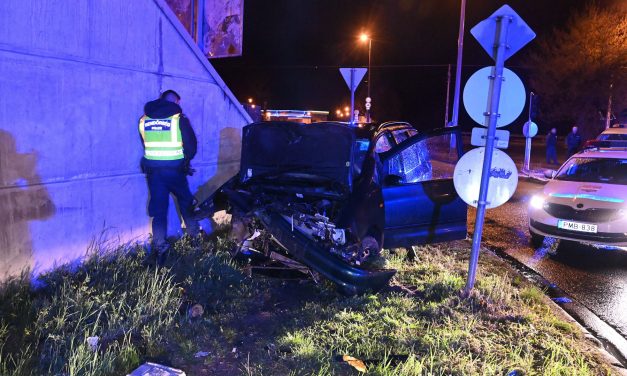 Száguldás a budapesti éjszakában, a felüljáró oszlopa jelentette az albánoknak a végállomást