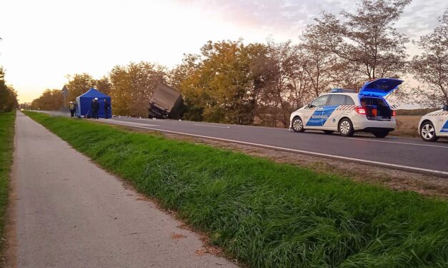 Családi tragédia Békéscsabánál: apa és gyermeke halt meg a helyszínen, miután autójuk egy tehergépkocsival ütközött