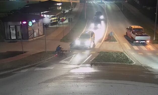 Elütött egy autós egy bicikliző fiatalembert, majd segítségnyújtás nélkül továbbhajtott – VIDEÓ