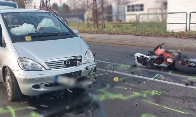 Halálos baleset Zalaegerszegen – két autóval is ütközött egy motoros, nem élte túl