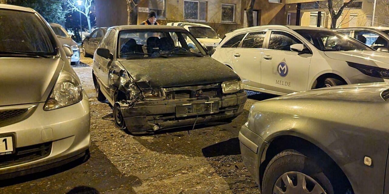 Éjszakai ámokfutás Budapesten – húsz autót tört össze a matt részeg sofőr