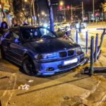 Kis híján tragédia a fővárosban: járdára hajtott és gyalogost gázolt egy BMW az Üllői úton