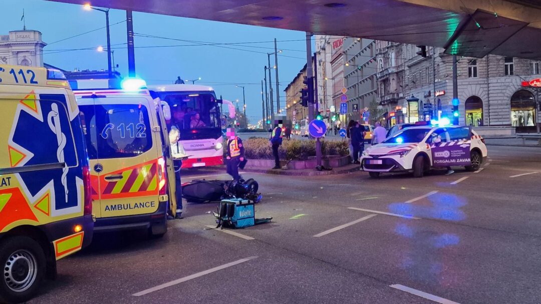 „Nem segített senkinek, csak ordítozott valakivel a telefonján” – még jogosítványa sem volt annak a férfinek, aki súlyos balesetet okozott Budapesten, a Keletinél