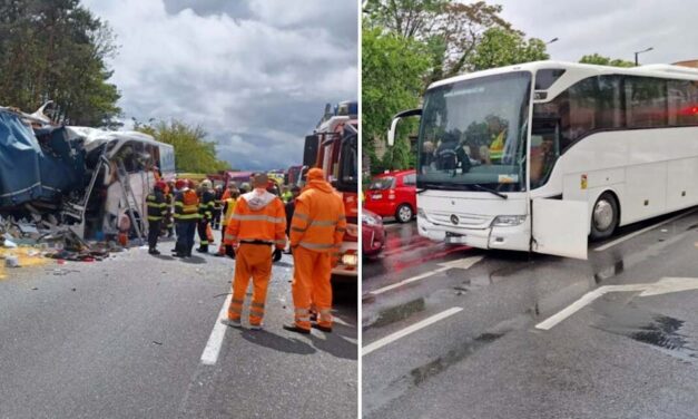 Ugyanannak a cégnek a buszai baleseteztek Szlovákiában és a Széll Kálmán téren is