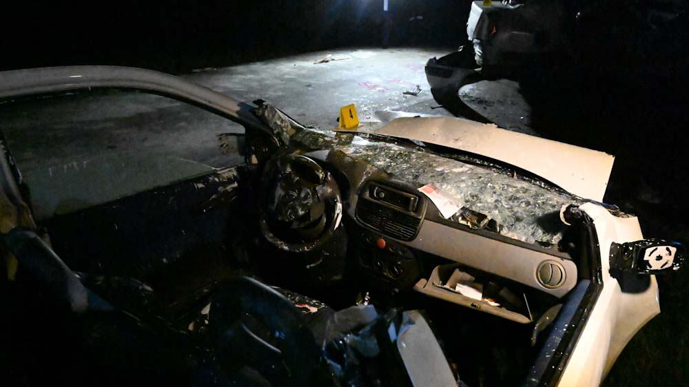 Előzés közben összeütközött két autó Nagykátánál, meghalt a 23 éves sofőr