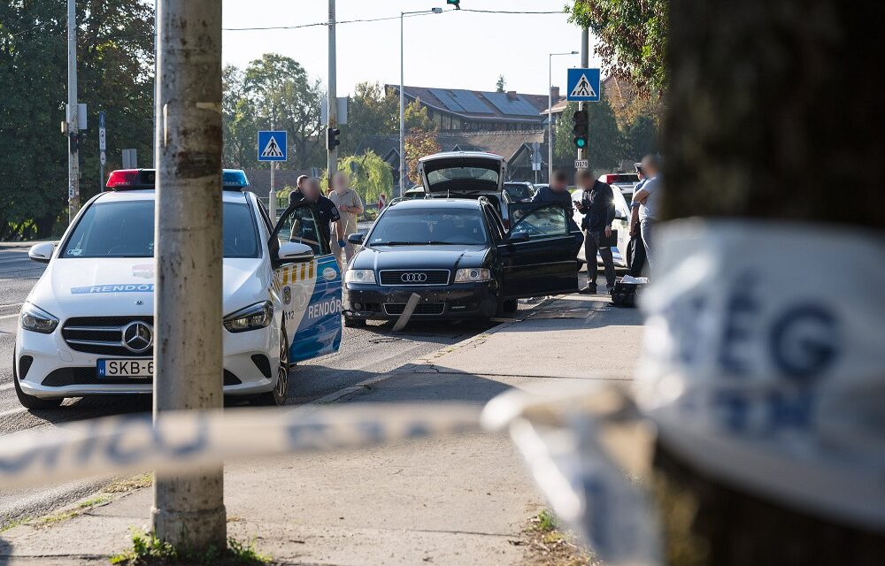 170 kilométeren át (!) üldözték a rendőrök az embercsempészt, aki végül Szentendrén, az autóját hátrahagyva szökött meg – videóval!