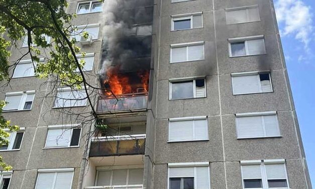 Paneltűz Dunakeszin: több lakásra is átterjedtek a lángok, egy idős nő életét már nem tudták megmenteni
