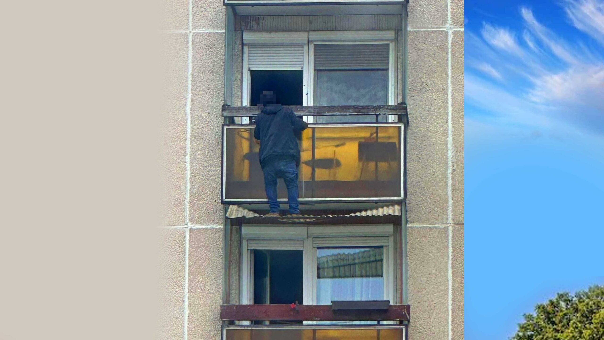 „Kapaszkodott ugyan, de nem hallgatott a tűzoltókra” – 9. emeleti erkélyről vetette magát a mélybe egy férfi Debrecenben
