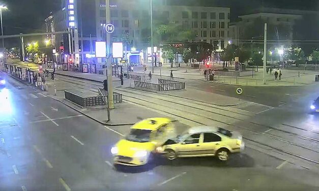 Autósüldözés Budapesten: menekülés közben taxival ütközött a bedrogozott ámokfutó, elfogták a rendőrök – videó a cikkben