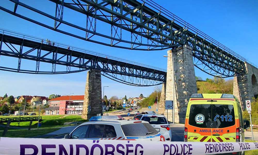 Dráma a biatorbágyi viadukton: utolsó pillanatban mentette meg egy bicikliző pár a fiatal férfi életét, aki a mélybe akarta vetni magát