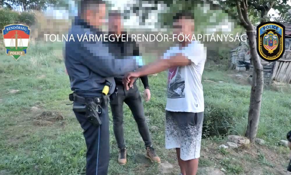Elfogták a rendőrök a hőgyészi férfit, aki hónapok óta a börönbüntetés elől bújkált – videó a cikkben