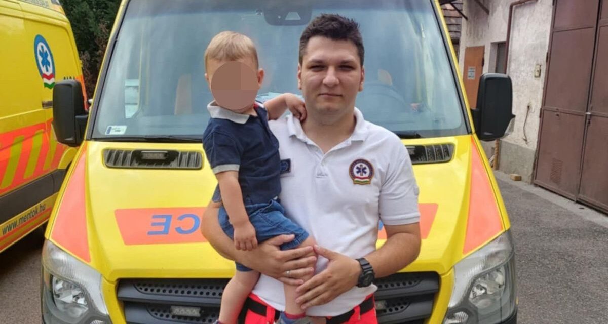„Hiába volt ott azonnal helyben a segítség” – megszólalt a szolgálat közben elhunyt 38 éves mentős felesége, Zsolt életéért sokáig küzdöttek a kollégái