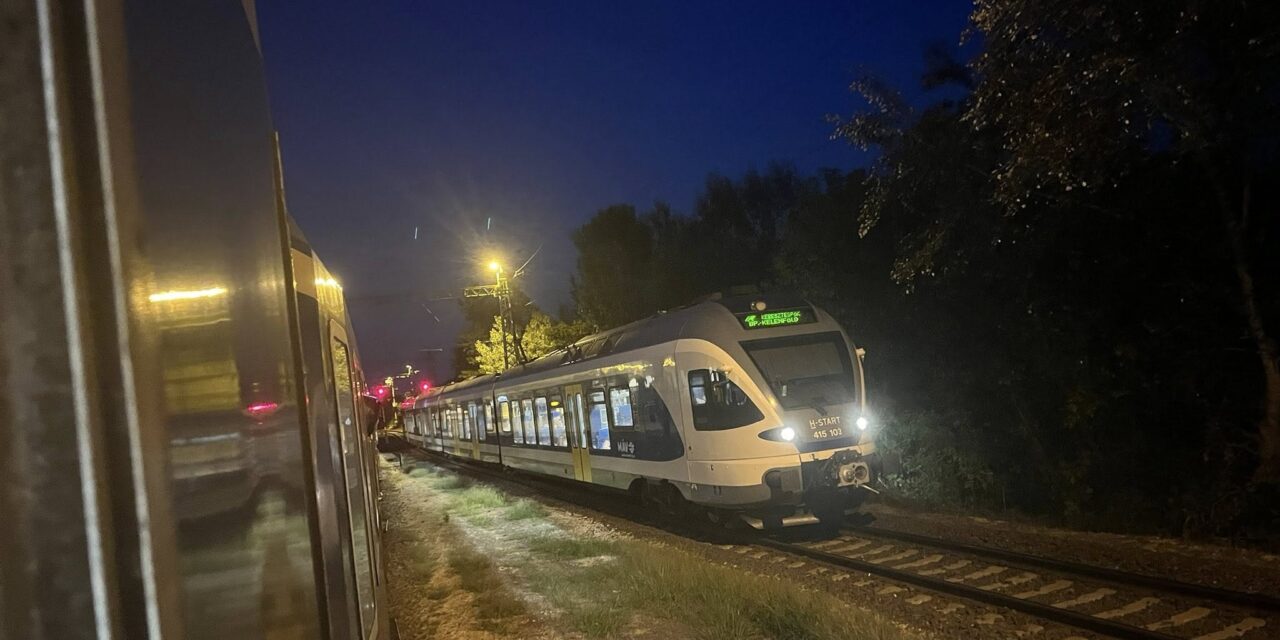 Fekete hétvége a MÁV-nál: elgázolt egy embert a vonat Albertfalvánál, szombaton két ember lépett a vonat elé