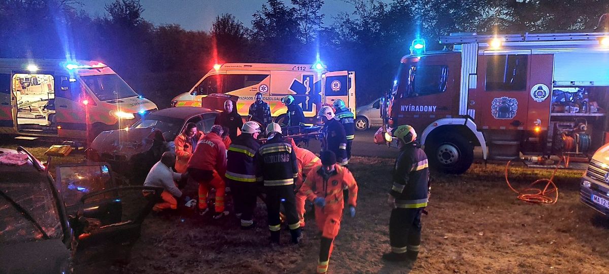 Baleset Nyírbogátnál: egy fiatal családapa halt meg, felesége és gyermeke is az autóban ült
