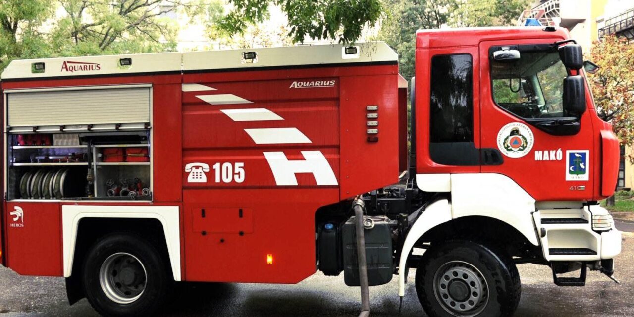 Tűz ütött ki a makói kórházban, egy ember meghalt