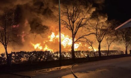 Önként feladta magát a rendőrségen az a férfi, akinek a tűzijátéka miatt kigyulladt egy raktár Mosonmagyaróváron