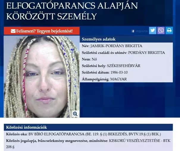 Körözik az ismert magyar Tik-Tok-sztárt, „Tenerifé úrnőjé” – t