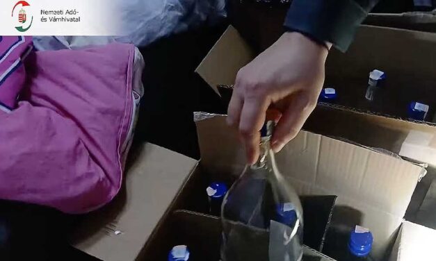 Illegális kocsmára és trafikra csaptak le a NAV nyomozói, több ezer liter piát foglaltak le: videó az akcióról a cikkben
