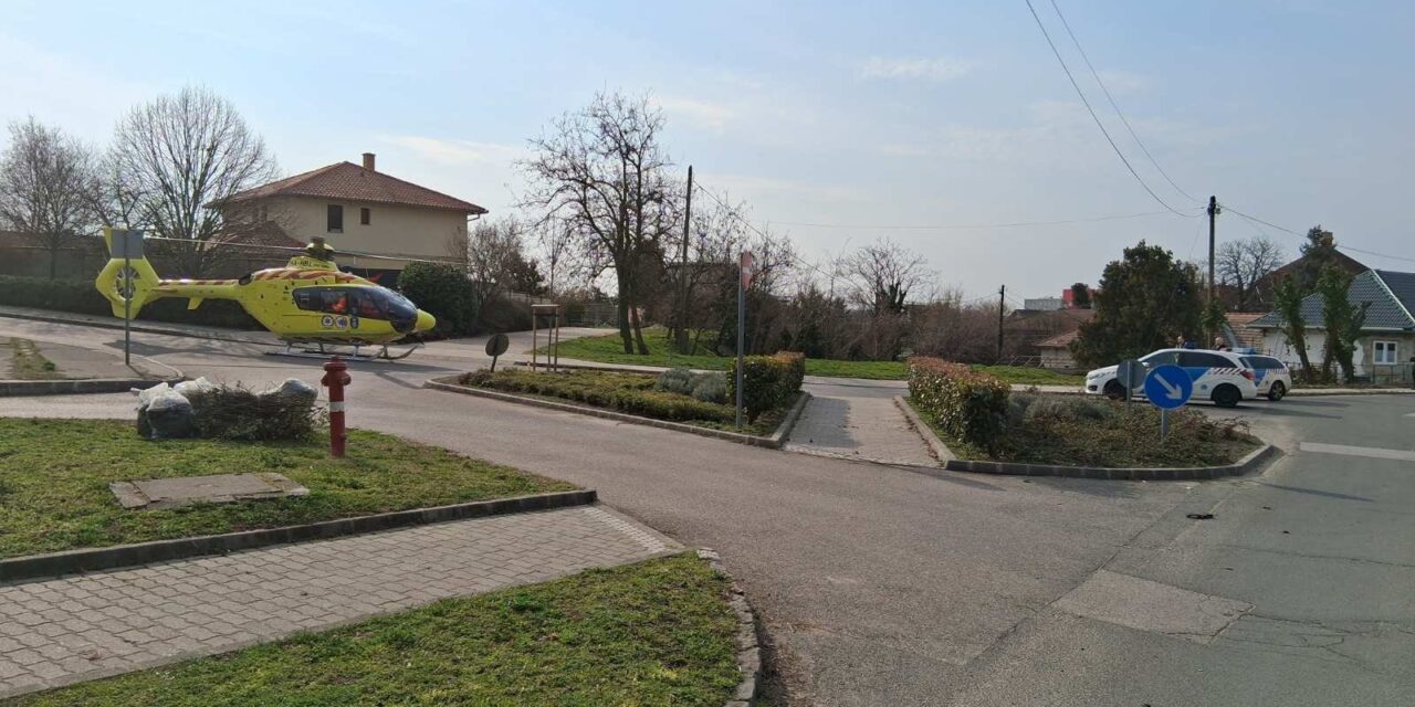 Munkahelyi baleset Budapesten: tetőfedés közben lehuzant a háztetőről egy munkás, mentőhelikopterrel vitték kórházba