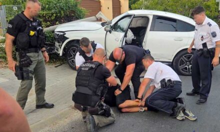 Autós üldözés a Balatonnál: Három rendőrautót is összetört menekülés közben a Mercedes terepjárós férfi, hiába lőttek rá, nem akart megállni