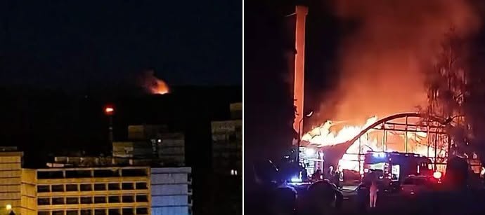 Kigyulladt egy szálloda Salgótarjánban, a tűzoltók egész éjjel oltották az épületet