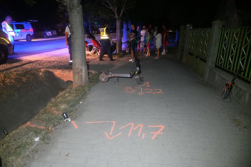 Két nap alatt két súlyos rollerbaleset történt: egy fiatal férfi életveszélyesen megsérült