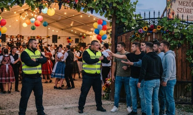 Balhé a mezőfalvai szüreti bálban: gázsprével és gumilövedékkel támadtak a biztonsági őrökre