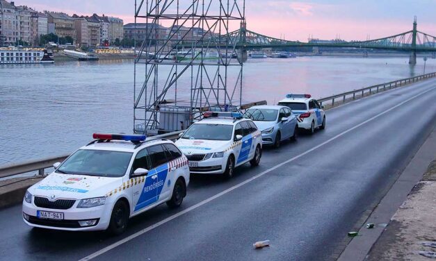 A Dunába ugrott az őt üldöző rendőrök elől a jogsi nélkül vezető férfi