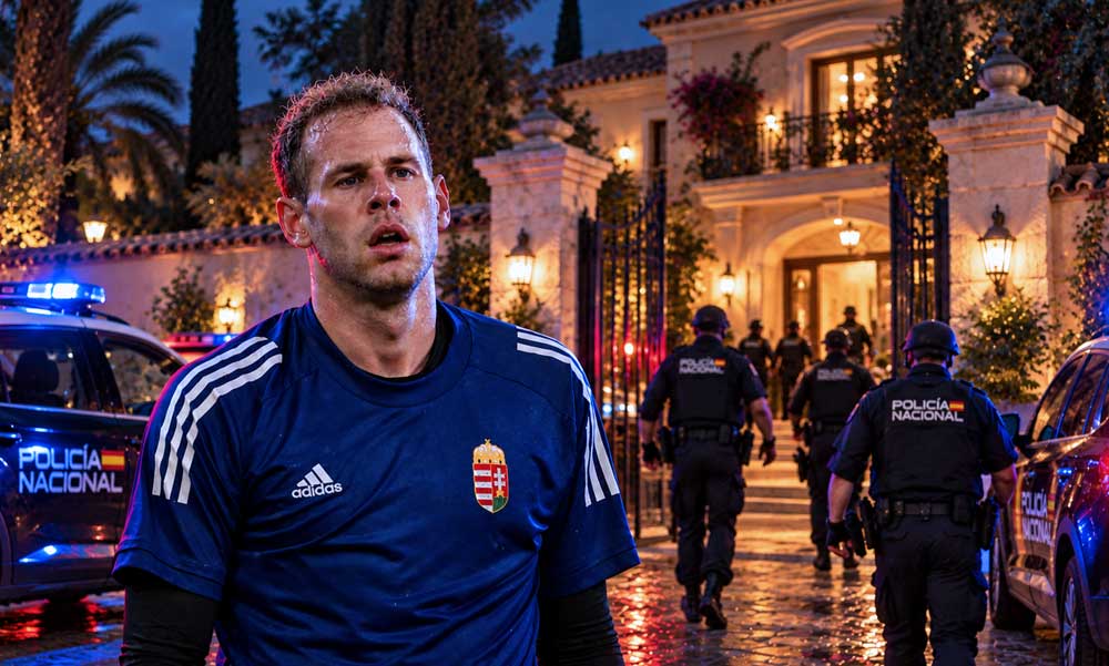 Megszólalt Gulácsi Péter a rablás után: „Hálásak vagyunk azért, hogy a családunk biztonságban van” – A magyar sztárkapus spanyol otthonába fegyveres rablók törtek be