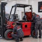 Így készül a felújított targonca: mi történik a géppel a műhelyben?
