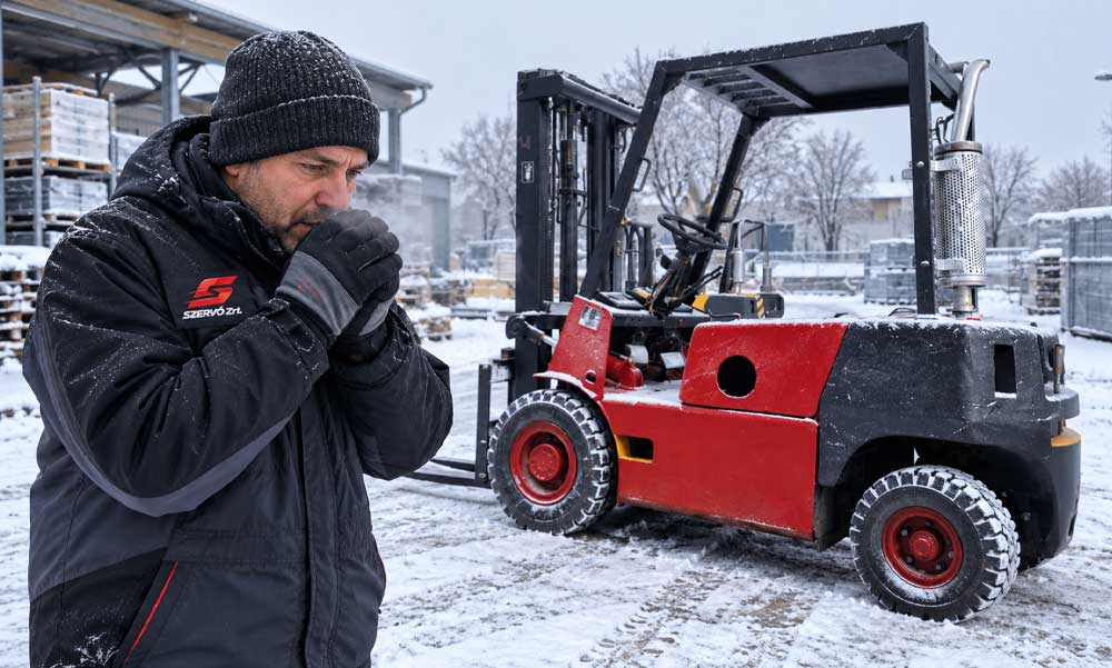 Dízel targonca télen: így indul biztosan fagyban is egy jól felújított targonca