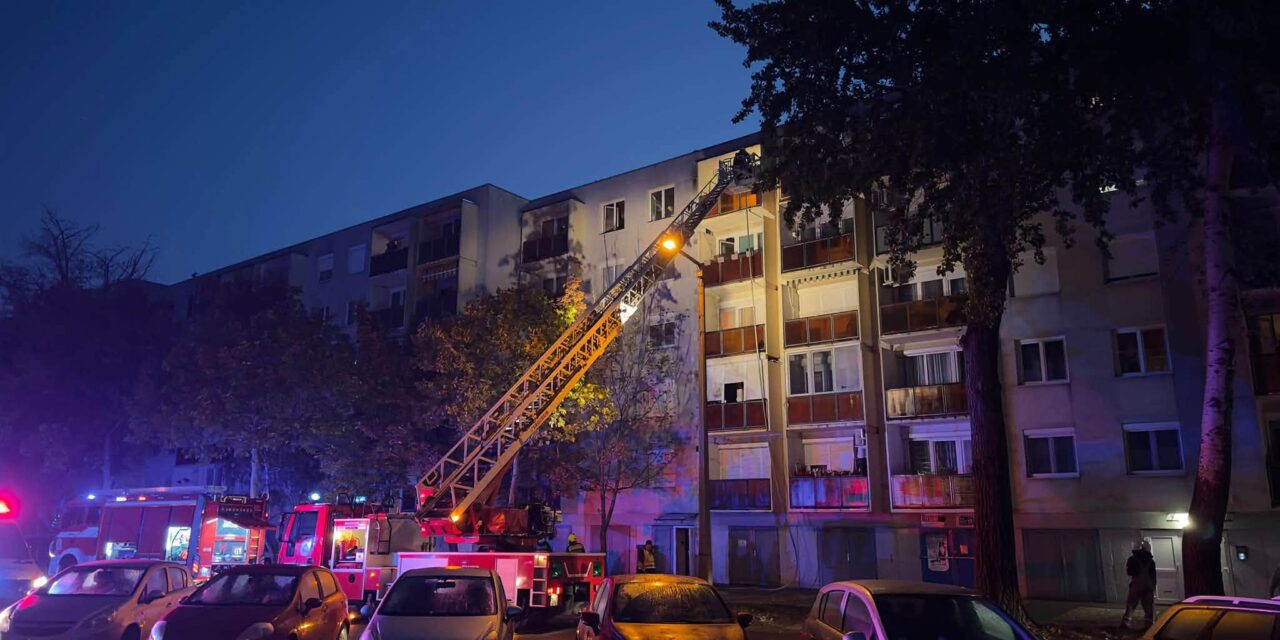 Kigyulladt egy lakás Sopronban, ketten meghaltak – helyszíni videó a cikkben